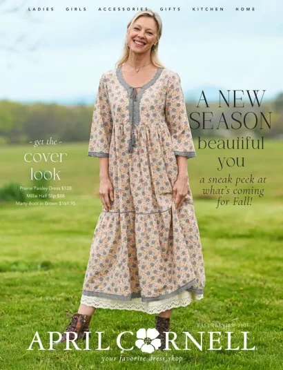April Cornell Catalog Cover 2026