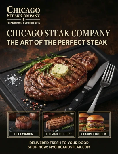 Chicago Steak Company Catalog Cover 2026