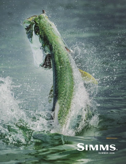 Simms Fishing Catalog Cover 2026