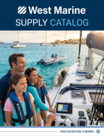 West Marine Supply Catalog: A collection of nautical equipment and boating supplies organized for a seasonal voyage.